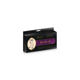 Set de 5 bandeaux satinés violets chevilles poignets et yeux 